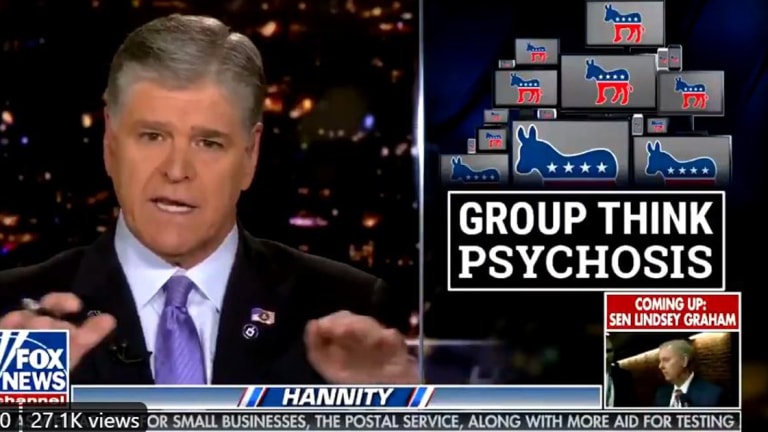 WATCH: Hannity’s Show Last Night Was A Masterclass In Orwellian Propaganda